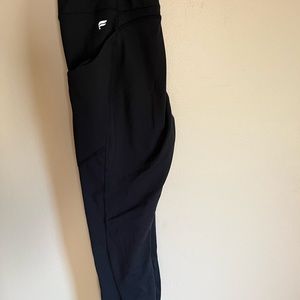 Fabletics Black Leggings. Size medium. Cropped with pockets